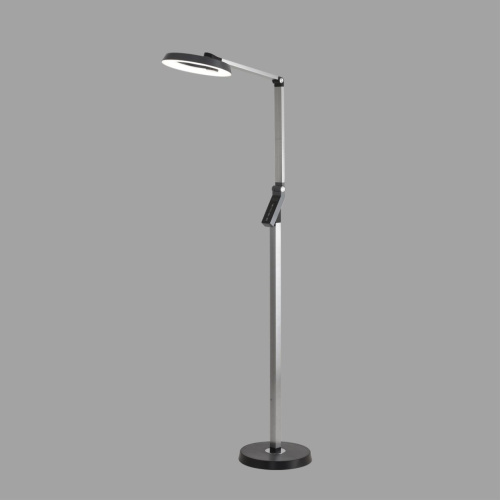 8332/15FL LEDIO LN26 458 темно-серый, металл/пластик Торшер LED 15W 3000/4000/6000K ССТ/диммер/LCD 220-240V GENRI фото 4