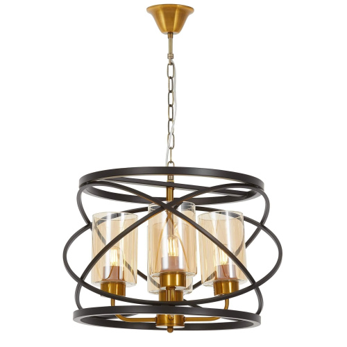Подвесной светильник Lumina Deco LDP 8004-4 BK+MD Подвесной светильник Lumina Deco LDP 8004-4 BK+MD