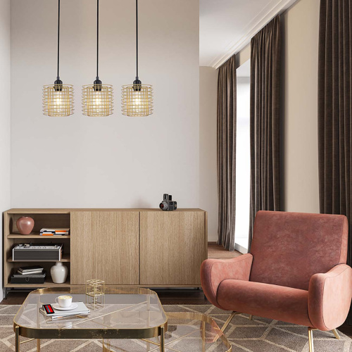 Подвесной светильник Escada 10190/3S E27*40W Gold фото 2 Подвесной светильник Escada 10190/3S E27*40W Gold фото 2