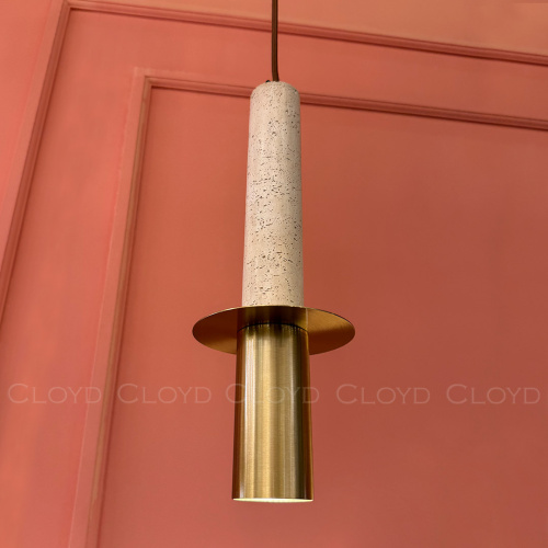 Подвесной светильник Cloyd CLARNET-C P1 / выс. 33 см - травертин (арт.11542) фото 5 Подвесной светильник Cloyd CLARNET-C P1 / выс. 33 см - травертин (арт.11542) фото 5