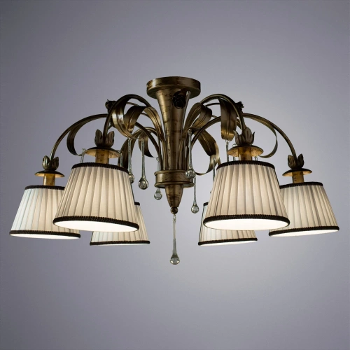 Потолочная люстра Arte Lamp BORGIA A8100PL-6GA фото 2 Потолочная люстра Arte Lamp BORGIA A8100PL-6GA фото 2