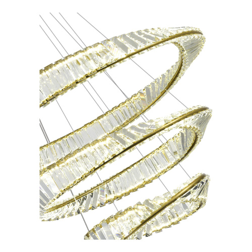 SL6204.301.03 Светильник подвесной ST-Luce Латунь/Прозрачный LED 1*97W 4000K RITORTO фото 3