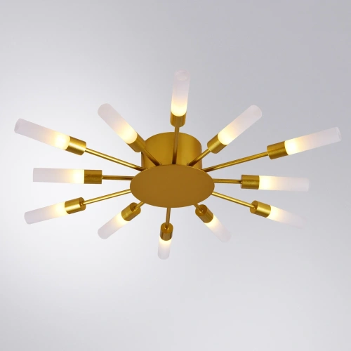 Потолочная люстра Arte Lamp MAPLE A1276PL-12GO фото 2 Потолочная люстра Arte Lamp MAPLE A1276PL-12GO фото 2