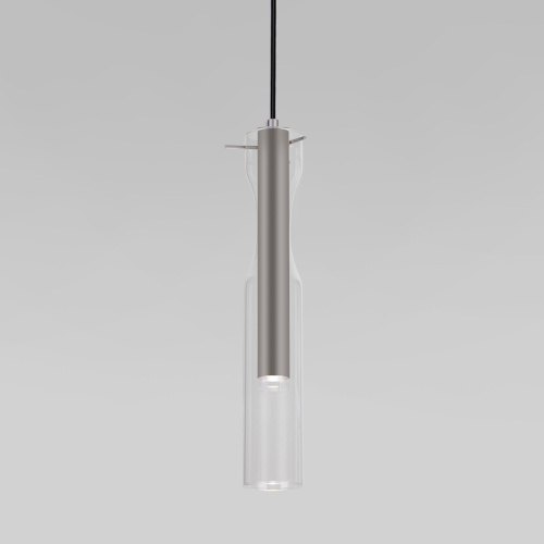 Подвесной светильник LED со стеклянным плафоном 50254/1 LED графит фото 3 Подвесной светильник LED со стеклянным плафоном 50254/1 LED графит фото 3