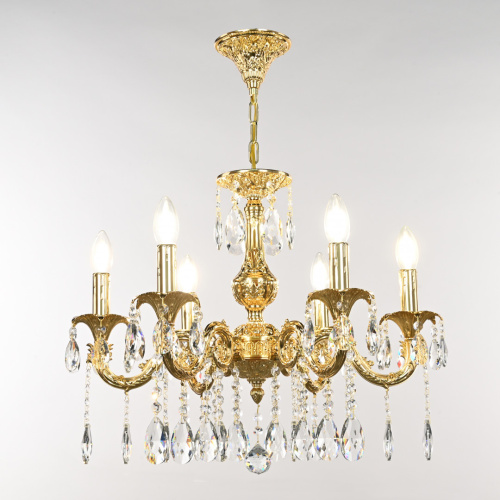 Люстра с хрустальными подвесками AL79101/6/175 A G Bohemia Ivele Crystal (Богемия Ивеле Кристалл) фото 3