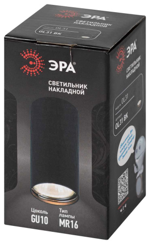 Настенно-потолочный светильник ЭРА OL31 BK Б0056374 фото 5 Настенно-потолочный светильник ЭРА OL31 BK Б0056374 фото 5