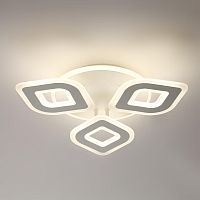 8255/62CL LEDIO LN 000 белый, металл/акрил Светильник потолочный с ПДУ LED 62W+подсветка 220V VIKKI