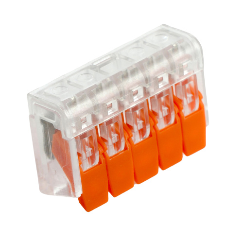 Универсальная компактная клемма 5-проводная STEKKER, LD221-415 фото 5