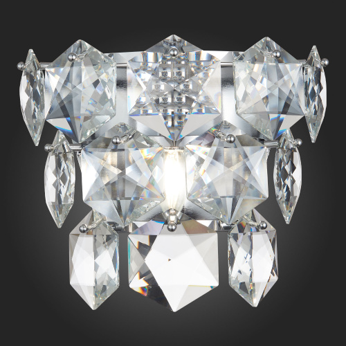 SL1631.101.01 Бра ST-Luce Хром/Прозрачный E14 1*40W VITERBO фото 5 SL1631.101.01 Бра ST-Luce Хром/Прозрачный E14 1*40W VITERBO фото 5