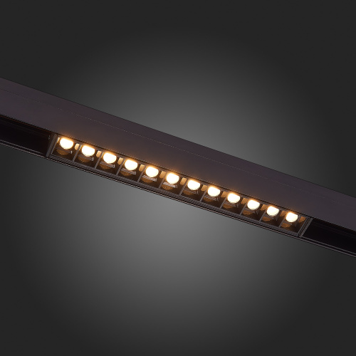 ST361.436.12 Магнитный трековый светильник Черный LED 1*12W 3000K 1 009Lm Ra>90 36° IP20 L222xW22xH4 SKYLINE 48 фото 3