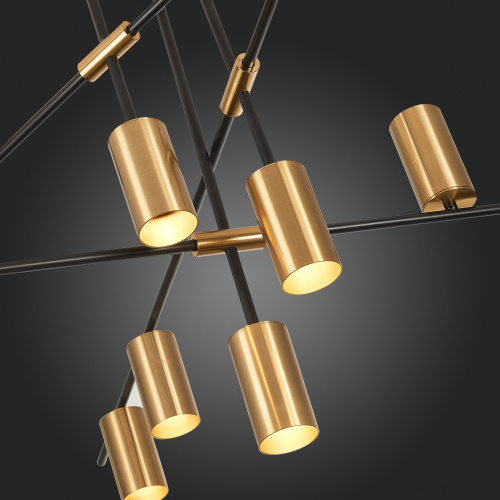 SL1206.402.12 Светильник потолочный ST-Luce Черный/Латунь GU10 12*7W SORMANO фото 9 SL1206.402.12 Светильник потолочный ST-Luce Черный/Латунь GU10 12*7W SORMANO фото 9