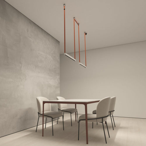 DK5572-WB Cветильник для трека-ремня Belty, серия Grill, со светодиодом, L642*W40*H45мм, 48V DC, 24W, RA90, 24°, 4000K, IP20, белый с черным, алюминий фото 3 DK5572-WB Cветильник для трека-ремня Belty, серия Grill, со светодиодом, L642*W40*H45мм, 48V DC, 24W, RA90, 24°, 4000K, IP20, белый с черным, алюминий фото 3