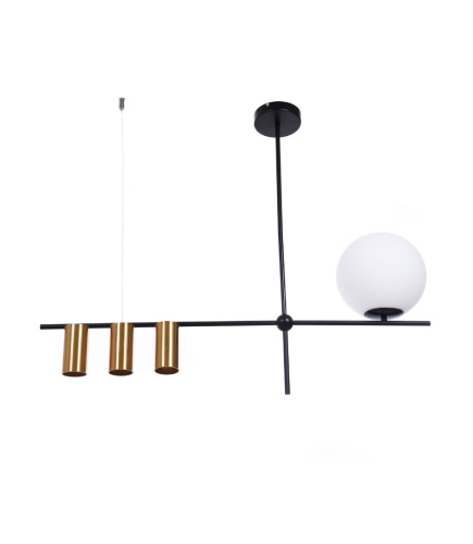 Подвесной светильник Lumina Deco Drino LDP 6042-4 BK+MD фото 3 Подвесной светильник Lumina Deco Drino LDP 6042-4 BK+MD фото 3