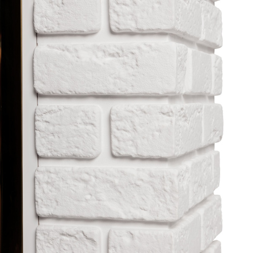 Каминокомплект JAZZ/ВЕГАС Белый матовый с очагом Электроочаг MAJESTIC LUX RC/МАДЖЕСТИК С ПУЛЬТОМ фото 6