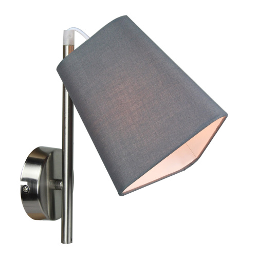 Настенный светильник Escada 10185/1A E14*40W Chrome/Grey Настенный светильник Escada 10185/1A E14*40W Chrome/Grey