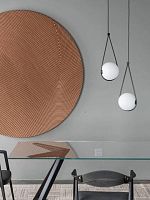 Светильник подвесной Alfa Light F3224-63 D200 200MM Milky glass E27*1