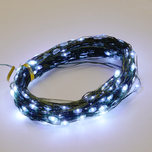 Светодиодная гирлянда Feron CL583 линейная Роса (на проволоке) 5000К c питанием от сети 220V 20м + сетевой шнур 1,5м фото 5