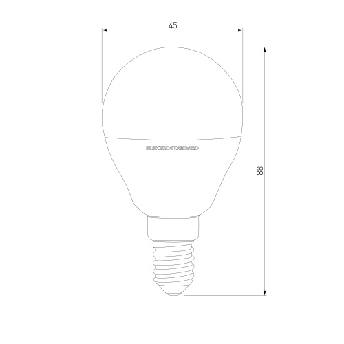 Светодиодная лампа Mini Classic LED 9W 3300K E14 BLE1442 фото 2