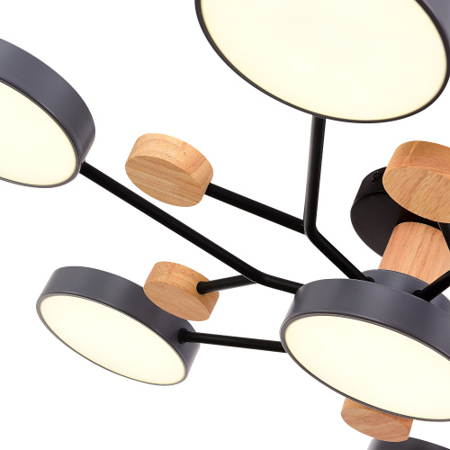 SLE6006-702-07 Светильник потолочный Серый/Серый LED 7*12W 3000K/4500K/6000K FAEMA фото 3