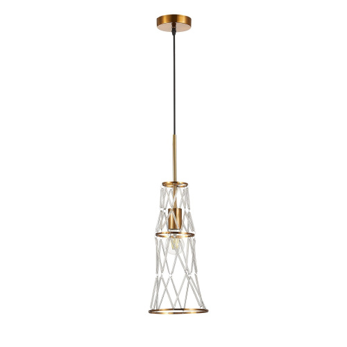 SL1016.203.01 Светильник подвесной ST-Luce Золотистый/Золотистый, Прозрачный E27 1*60W NARRIO фото 5