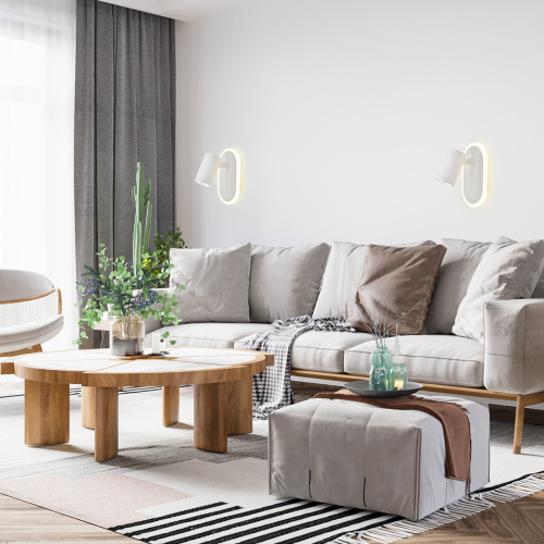 Настенный светильник Escada 10222/2 LED*11W White фото 5 Настенный светильник Escada 10222/2 LED*11W White фото 5