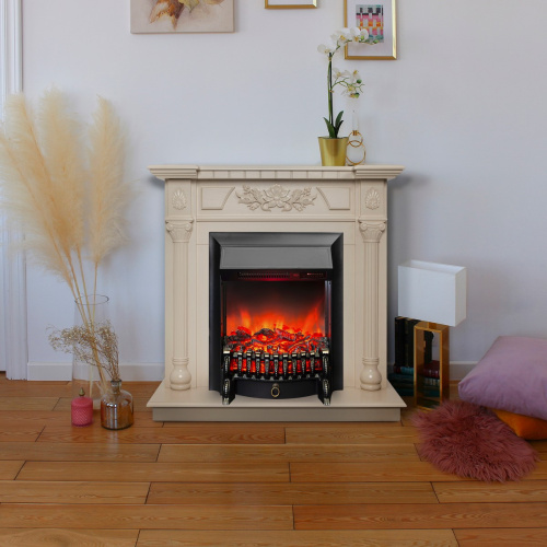 Электрокамин RealFlame Dacota WT белый дуб с очагом Fobos Lux Black RC фото 8 Электрокамин RealFlame Dacota WT белый дуб с очагом Fobos Lux Black RC фото 8