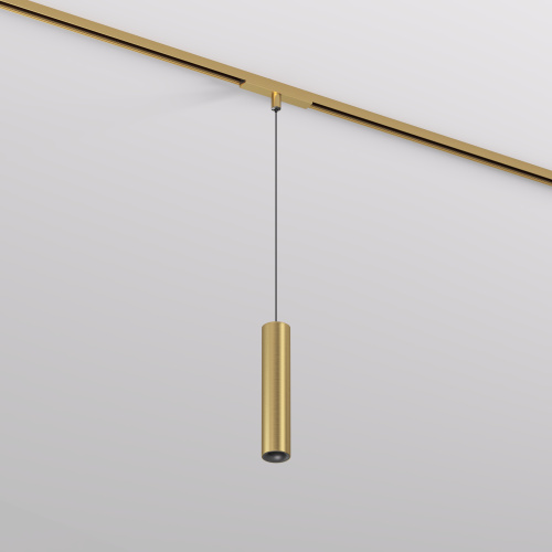 DK5744-SB Светильник для трека SHINE SPOT со светодиодом, D40*H200 кабель 1500мм, 48V DC, 8W, RA?90, 3000K, IP20, сатинированная латунь, алюминий фото 8