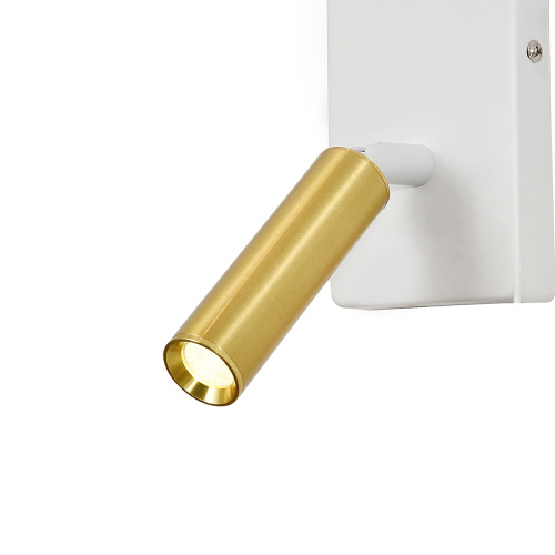 Настенный светильник Escada 598/1A E27*40W White/Brass фото 5 Настенный светильник Escada 598/1A E27*40W White/Brass фото 5