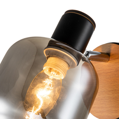 Спот Escada 10177/1A E14*40W Black/Chrome/Wood фото 3 Спот Escada 10177/1A E14*40W Black/Chrome/Wood фото 3