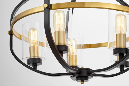 Подвесной светильник Lumina Deco Monterey LDP 1141-5 BK+MD фото 7 Подвесной светильник Lumina Deco Monterey LDP 1141-5 BK+MD фото 7
