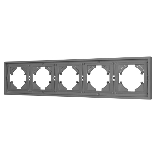 Рамка пластиковая FRM-TENDO-PL-5-GR Arlight 053853 Рамка пластиковая FRM-TENDO-PL-5-GR Arlight 053853
