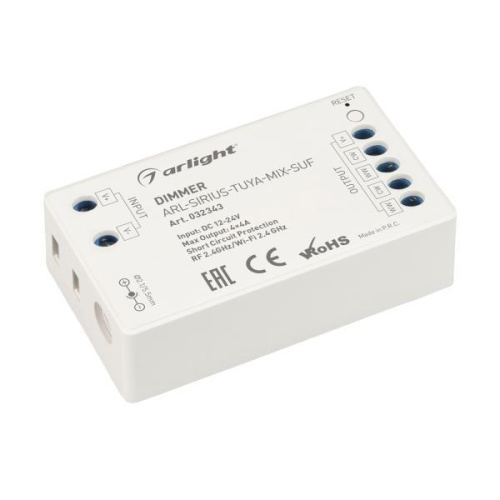 Диммер Arlight ARL-Sirius-Tuya-Mix-Suf 032343 Диммер Arlight ARL-Sirius-Tuya-Mix-Suf 032343