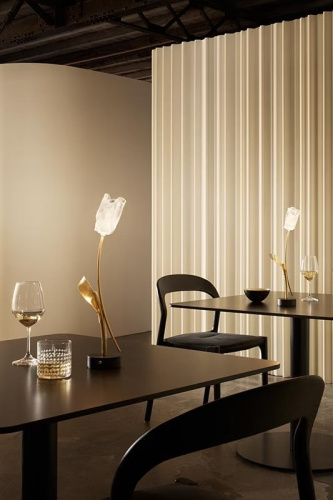 Настольная лампа Tulip Battery black фото 5