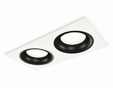 Комплект встраиваемого светильника Ambrella light Techno Spot XC7635002 SWH/PBK белый песок/черный полированный (C7635, N7011)