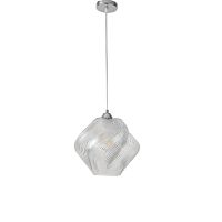 8288/1A MODERNI LN26 371 хром/прозрачный, металл/стекло Подвес E27 1*60W 220V TIDE