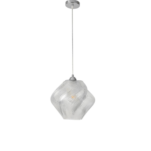 8288/1A MODERNI LN26 371 хром/прозрачный, металл/стекло Подвес E27 1*60W 220V TIDE 8288/1A MODERNI LN26 371 хром/прозрачный, металл/стекло Подвес E27 1*60W 220V TIDE