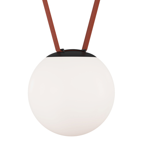 DK5552-BK Cветильник для трека-ремня Belty, серия Orb, со светодиодом, D180*H181мм, 48V DC, 10W, RA90, 120°, 4000K, IP20, белый, акрил фото 6