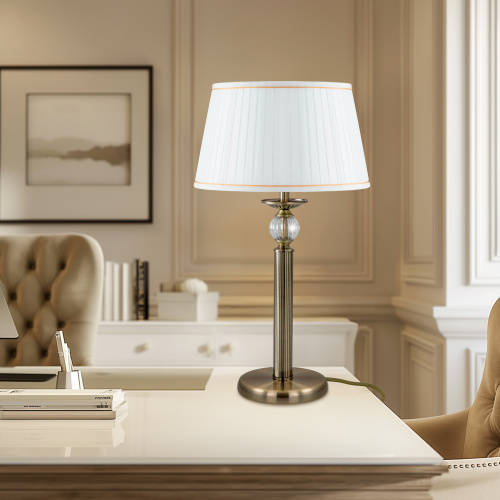 Citilux Гера CL433813 Настольная лампа с абажуром Бронза фото 9 Citilux Гера CL433813 Настольная лампа с абажуром Бронза фото 9