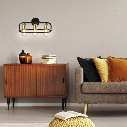 Настенный светильник Escada 659/3P E27*40W Black/Brass фото 2 Настенный светильник Escada 659/3P E27*40W Black/Brass фото 2