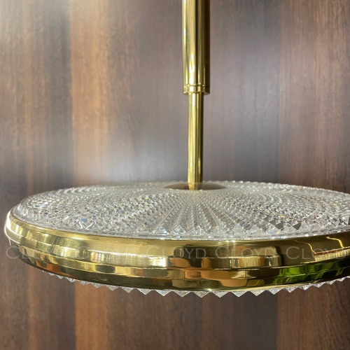 Подвесной светильник Cloyd DISCA P1 / Ø42 см - золото (арт.11252) фото 4