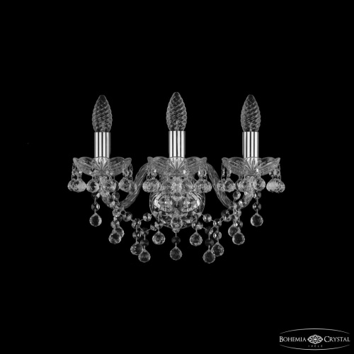 Бра хрустальные 1409B/3/141 Ni Bohemia Ivele Crystal (Богемия Ивеле Кристалл)