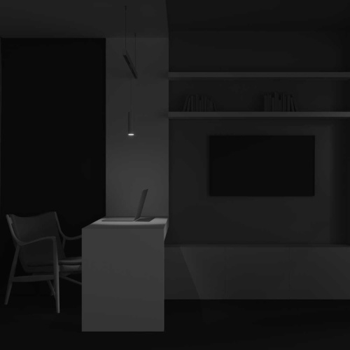 Трековый подвесной светильник Voltega Эксилайт / Exilight VGL041-2-12W3K-W фото 3