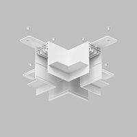 TR2114-WH Коннектор трека SMART для ГКЛ , \"X\" образный, механический , белый