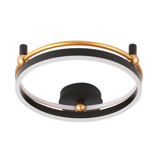Светильник потолочный Crystal Lux FERNANDO PL48W LED BLACK/GOLD фото 3