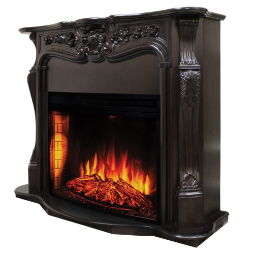 Каминокомплект ELLADA/ЭЛЛАДА Античный дуб с очагом Электроочаг FIRESPACE/ФАЕРСПЕЙС 33 фото 2