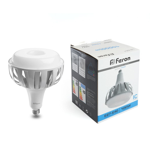 Лампа светодиодная Feron LB-651 E27-E40 100W 175-265V 6400K Лампа светодиодная Feron LB-651 E27-E40 100W 175-265V 6400K