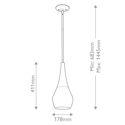 Подвесной светильник Kichler, Арт. KL-DEELA-P-CPZ фото 2