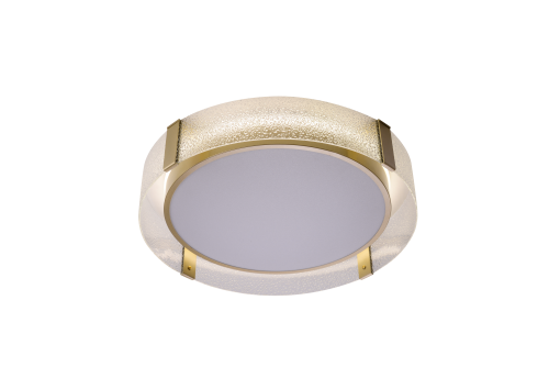 Накладной светильник с подсветкой золото LED 72+15Вт D50см Zortes GERDA ZRS.1097.50 фото 21