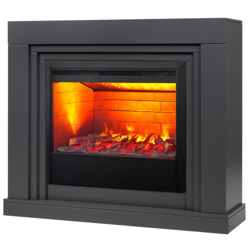 Электрокамин RealFlame Stanley 26 GR серый с очагом 3D Helios 26 фото 2 Электрокамин RealFlame Stanley 26 GR серый с очагом 3D Helios 26 фото 2