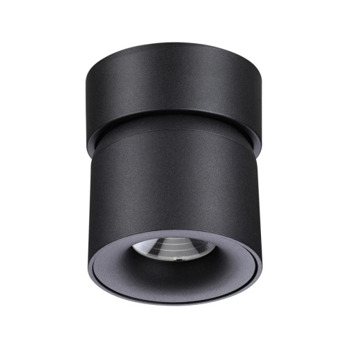 358809 OVER NT21 416 черный Светильник накладной светодиодный IP20 LED 10W 850Лм 4000K 220V GESSO фото 6
